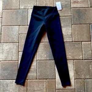 Purple Pixies Black Back to Basics Leggings Adult Small